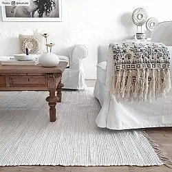 Flickenteppich - Silje (weiß)