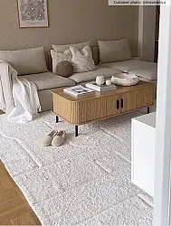 Hochflorteppiche - Cremona Natural Cotton Shaggy (offwhite)