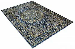 Wilton-Teppich - Vinadio (blau/gold)