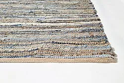 Flickenteppich - Darsi (blau/beige)