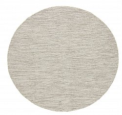 Runde Teppiche - Dhurry (beige)