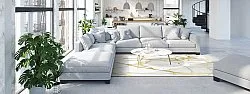Wilton-Teppich - Cesina (stone/weiß/gold)