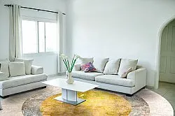 Rund Teppich - Budoni (grau/beige/gelb)