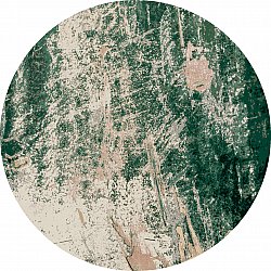 Rund Teppich - Tamalous (beige/grün)