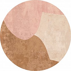 Rund Teppich - Lazio (beige/rosa)