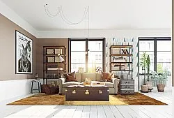Wilton-Teppich - Agost (braun/beige)