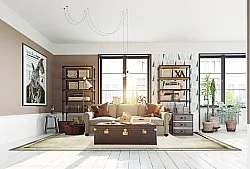 Wilton-Teppich - Arriate (beige/grau)