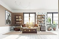 Wilton-Teppich - Bornos (grau/beige)