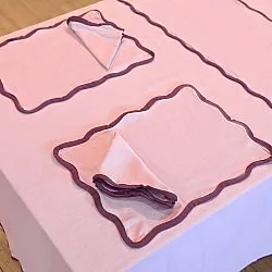 Baumwolltischdecke - Yrsa (rosa)