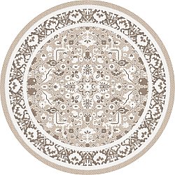 Runde Teppiche - Ember (beige/grau)