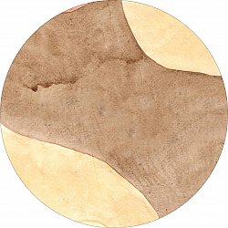 Rund Teppich - Nisa (brun/beige)