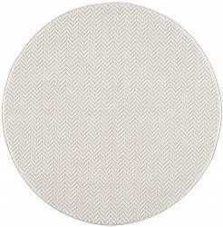 Runde Teppiche - Pandora (weiß)