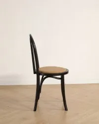 Stuhl - Bistro (rattan/schwarz) - 2 Stck.
