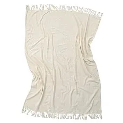 Decken - Veya cotton throw (creme)