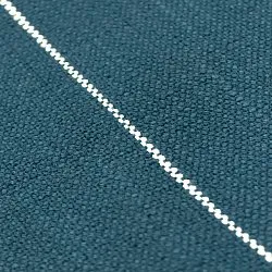 Decken - Baumwolldecke - Martina Stripe (blau/weiß)