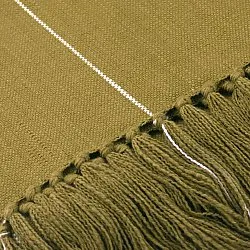 Decken - Baumwolldecke - Martina Stripe (grün/weiß)