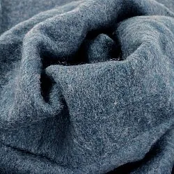 Decken - Überwurf aus Wollmischung - Samantha (blau)