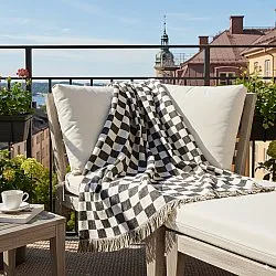 Decken - Wallace Tapestry Blanket (schwarz/weiß)