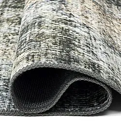 Flachgewebter Teppich - Bechar (schwarz/mehrfarbig)