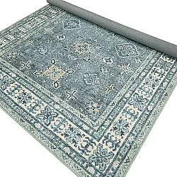 Flachgewebter Teppich - Benaluna (blau/grün)