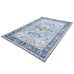 Flachgewebter Teppich - Birjand (blau)