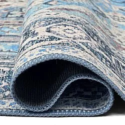 Flachgewebter Teppich - Birjand (blau)