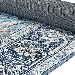 Flachgewebter Teppich - Birjand (blau)