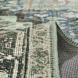 Flachgewebter Teppich - Birjand (grün)