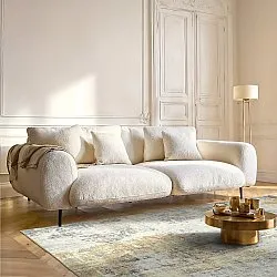 Flachgewebter Teppich - Comino (beige/mehrfarbig)