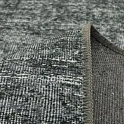 Flachgewebter Teppich - Elarion (schwarz)