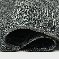 Flachgewebter Teppich - Elarion (schwarz)