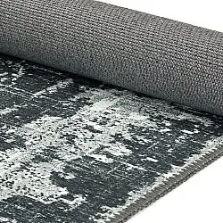 Flachgewebter Teppich - Elira (schwarz)