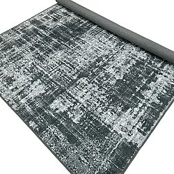 Flachgewebter Teppich - Elira (schwarz)