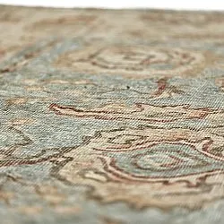 Flachgewebter Teppich - Layla (hellblau)