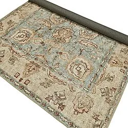 Flachgewebter Teppich - Layla (hellblau)