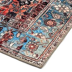 Flachgewebter Teppich - Mardin (rot/blau)