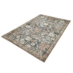 Flachgewebter Teppich - Noura (dunkelblau)