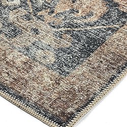 Flachgewebter Teppich - Noura (dunkelblau)