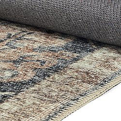 Flachgewebter Teppich - Noura (dunkelblau)