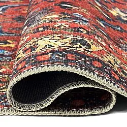 Flachgewebter Teppich - Omarien (rot)