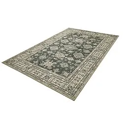 Flachgewebter Teppich - Zuleina (grün)