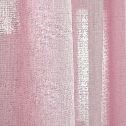 Vorhänge - Leinenvorhang Cosmina (rosa)
