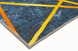 Wilton-Teppich - Zaros (blau/gold)