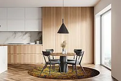 Rund Teppich - Leiria (gold)