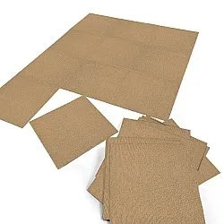 Teppichboden - Almeria Teppichfliesen 24 Stk. (beige)