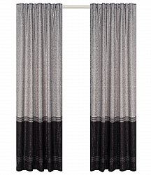 Vorhang - Ayla (schwarz/grau)