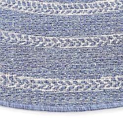 Rund Teppich - Indoor/Outdoor Angus (blau)