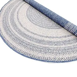 Rund Teppich - Indoor/Outdoor Angus (blau)