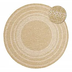 Rund Teppich - Indoor/Outdoor Angus (natur)