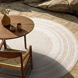 Rund Teppich - Indoor/Outdoor Angus (natur)